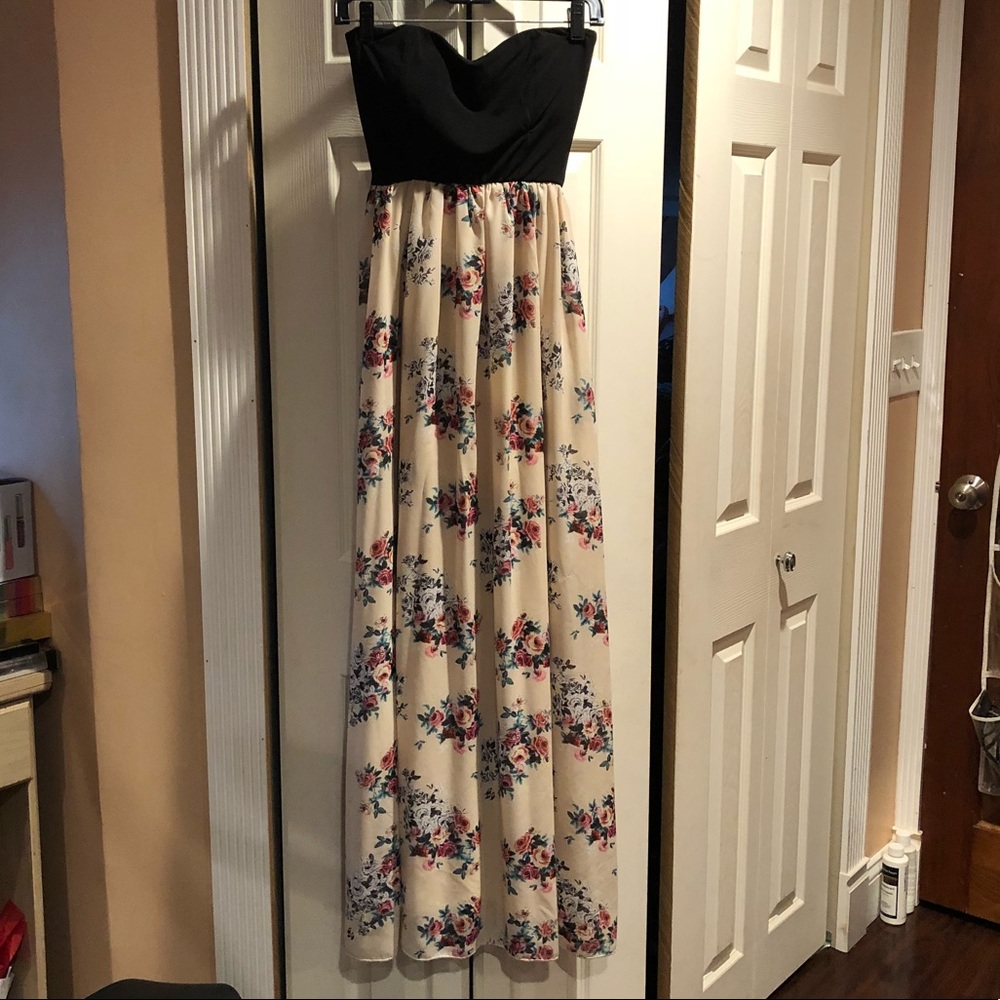 strapless dress